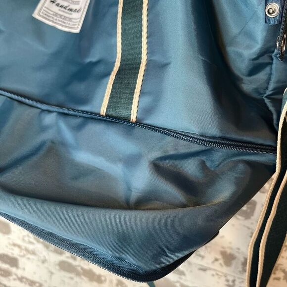 Handmade workshop | duffle bag expandable blue - Picture 4 of 10